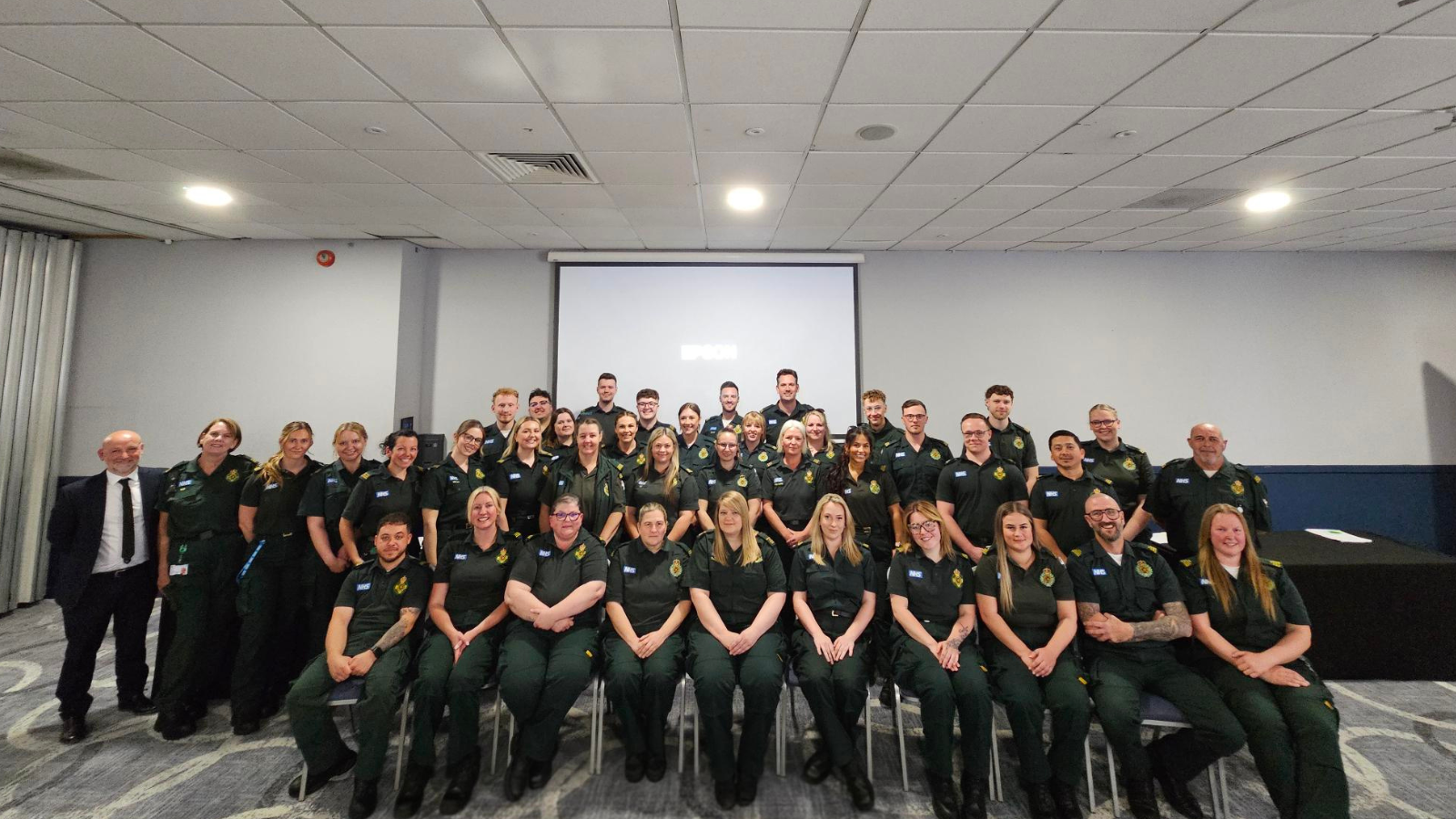 All of our SECAMB cohort sat down and stood together